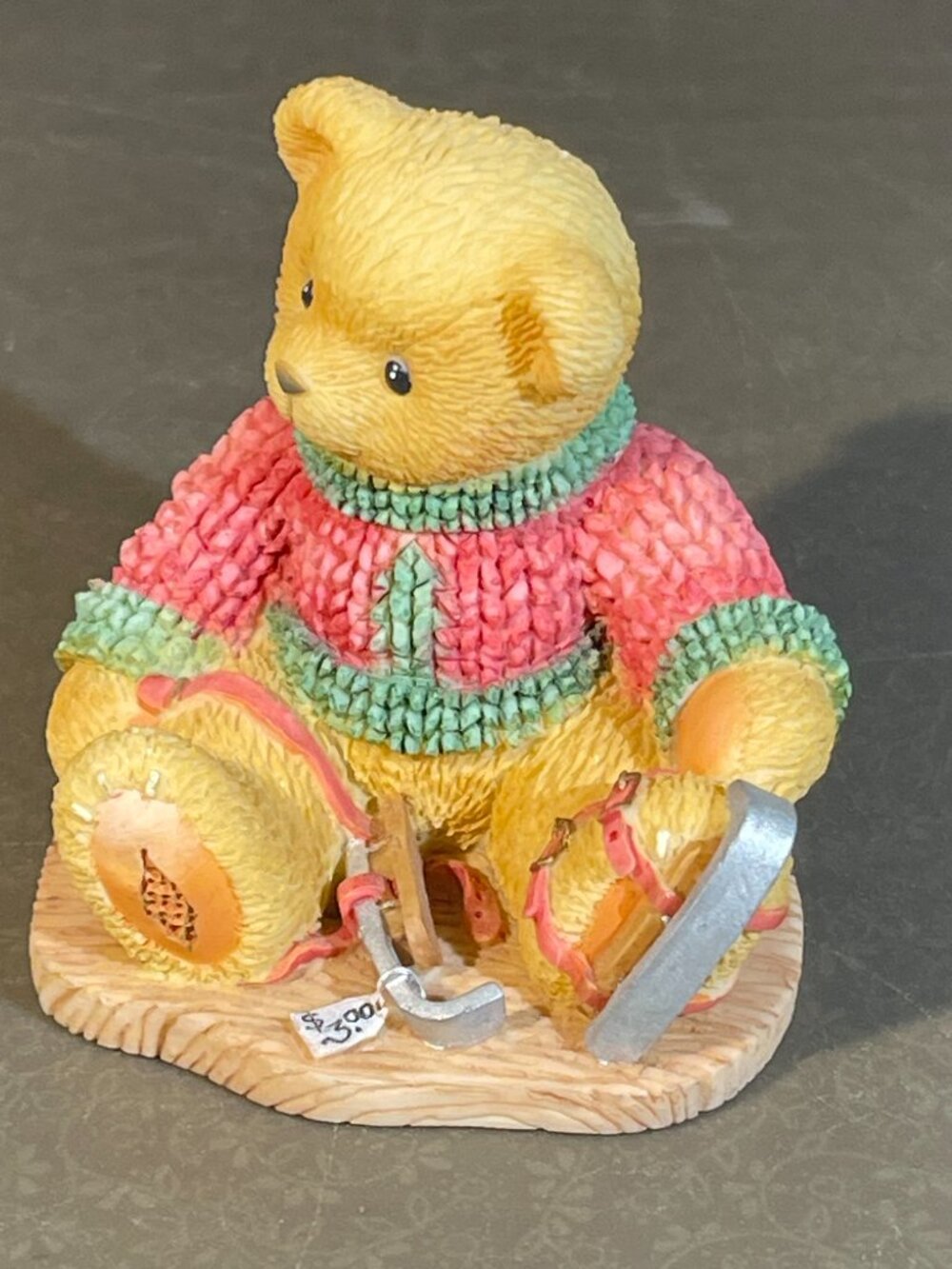Cherished Teddies Jerome 1999 Avon Exclusive Numbered Christmas Skates (818)
